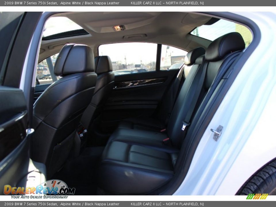 2009 BMW 7 Series 750i Sedan Alpine White / Black Nappa Leather Photo #25
