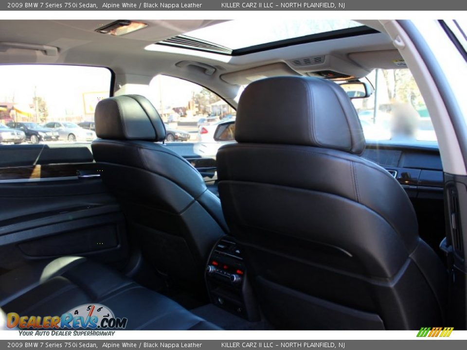 2009 BMW 7 Series 750i Sedan Alpine White / Black Nappa Leather Photo #26