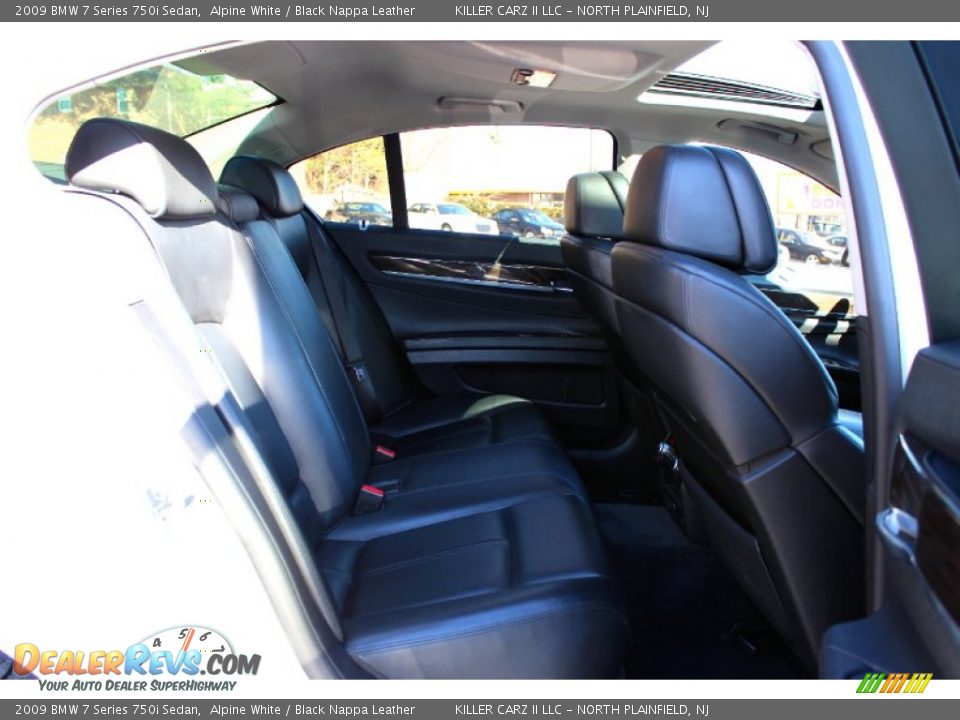 2009 BMW 7 Series 750i Sedan Alpine White / Black Nappa Leather Photo #27