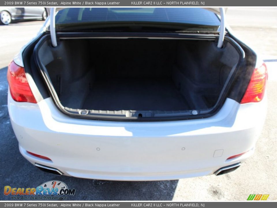 2009 BMW 7 Series 750i Sedan Alpine White / Black Nappa Leather Photo #29