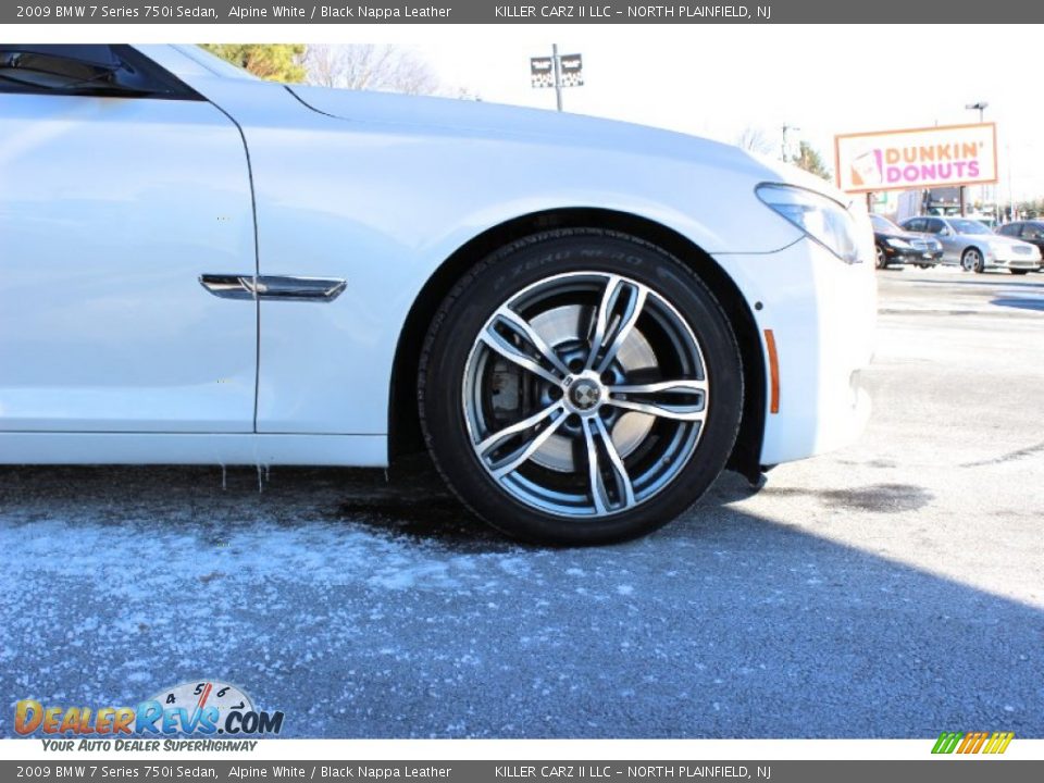 2009 BMW 7 Series 750i Sedan Alpine White / Black Nappa Leather Photo #30