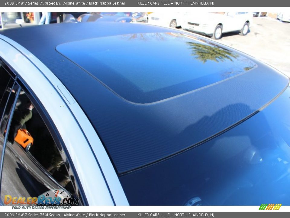 2009 BMW 7 Series 750i Sedan Alpine White / Black Nappa Leather Photo #31