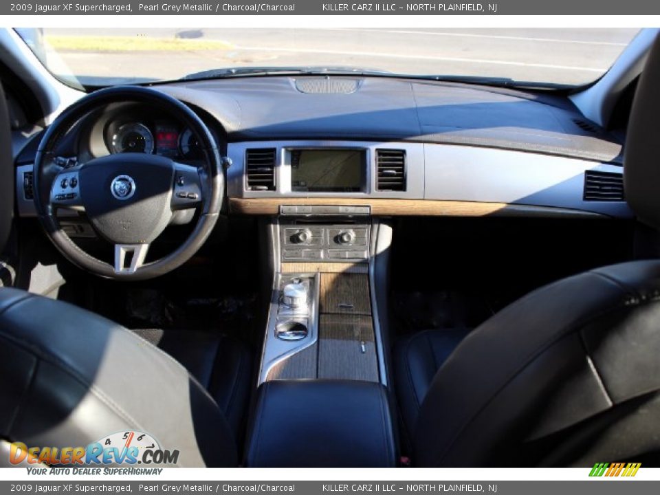2009 Jaguar XF Supercharged Pearl Grey Metallic / Charcoal/Charcoal Photo #7