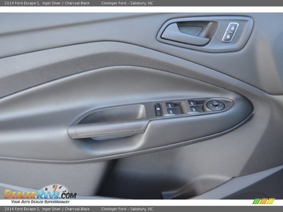 2014 Ford Escape S Ingot Silver / Charcoal Black Photo #4
