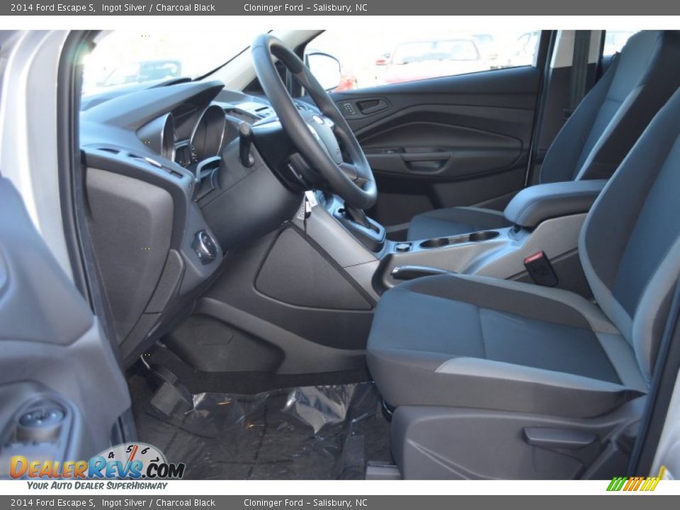 2014 Ford Escape S Ingot Silver / Charcoal Black Photo #5