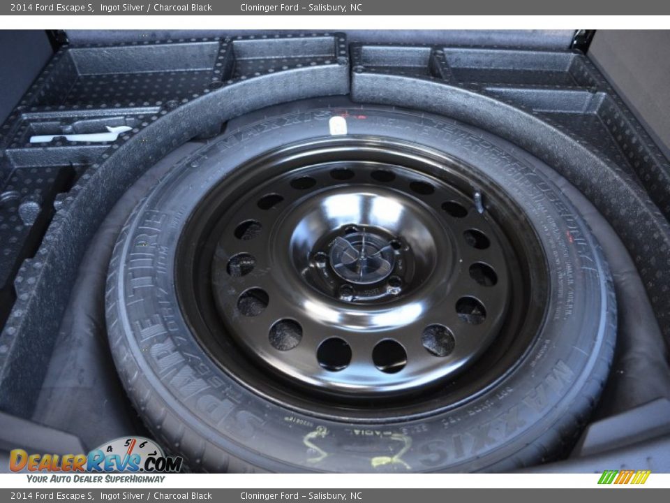 2014 Ford Escape S Ingot Silver / Charcoal Black Photo #9