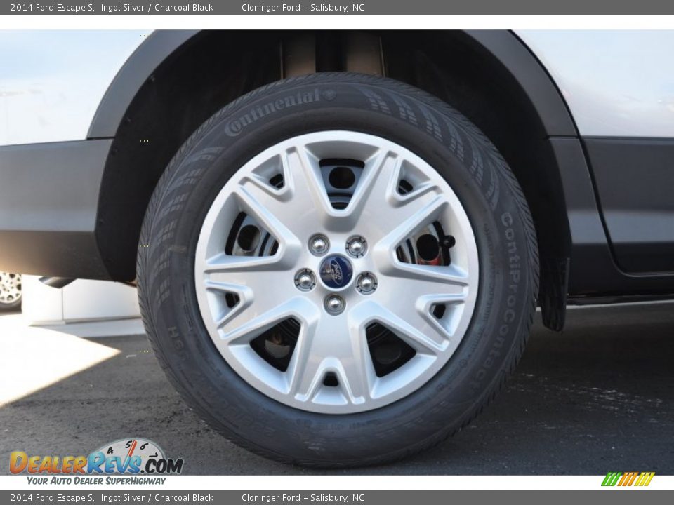 2014 Ford Escape S Ingot Silver / Charcoal Black Photo #10