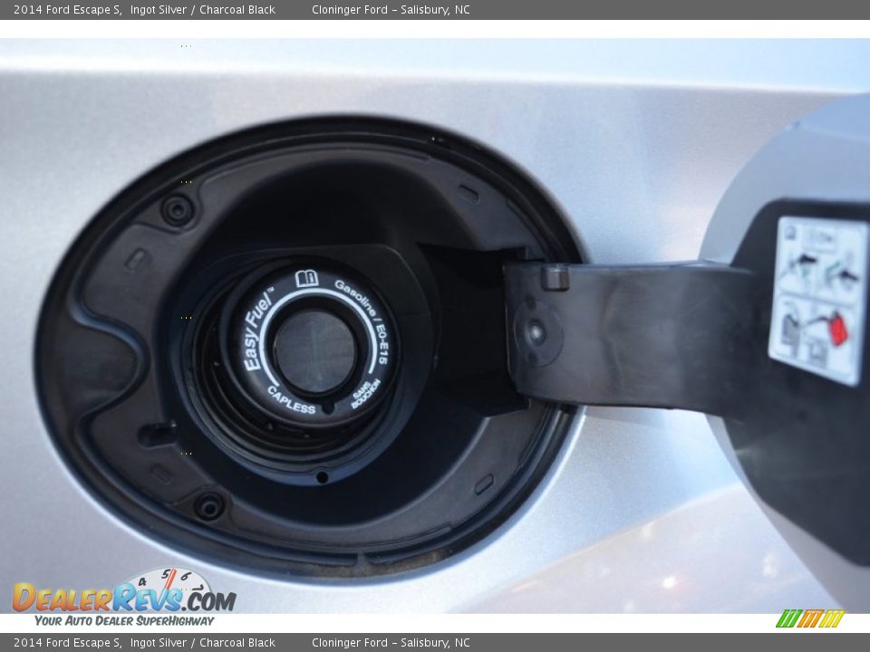 2014 Ford Escape S Ingot Silver / Charcoal Black Photo #11