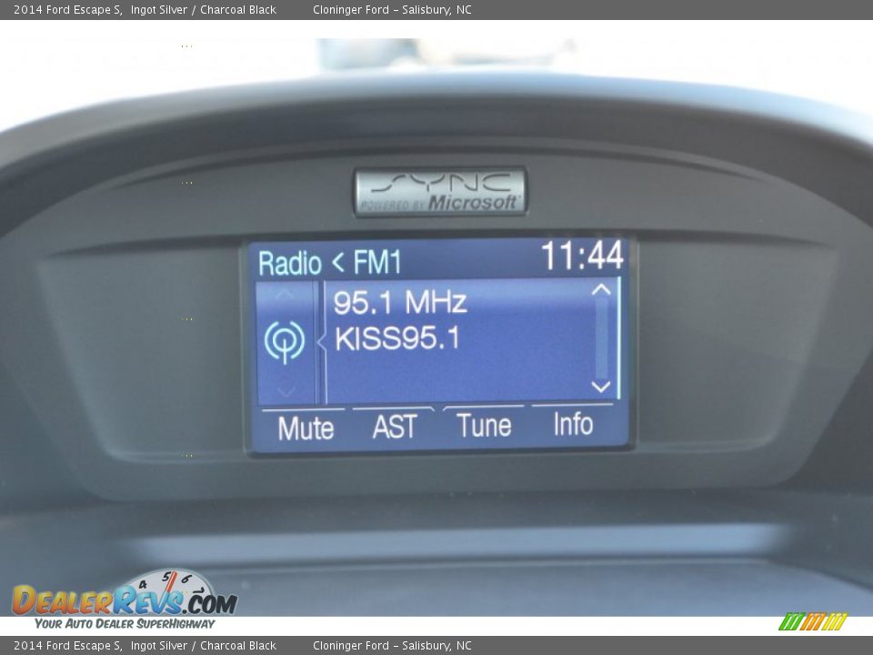 2014 Ford Escape S Ingot Silver / Charcoal Black Photo #14