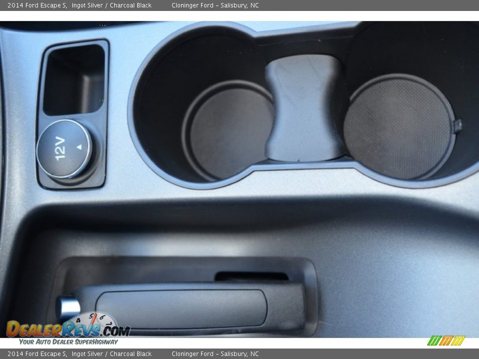 2014 Ford Escape S Ingot Silver / Charcoal Black Photo #17