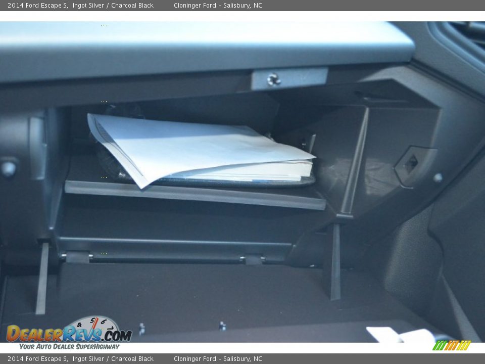 2014 Ford Escape S Ingot Silver / Charcoal Black Photo #24