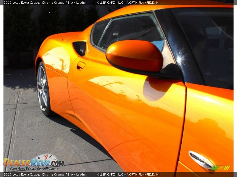 2010 Lotus Evora Coupe Chrome Orange / Black Leather Photo #25