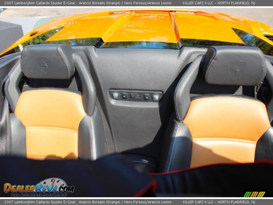 2007 Lamborghini Gallardo Spyder E-Gear Arancio Borealis (Orange) / Nero Perseus/Arancio Leonis Photo #7