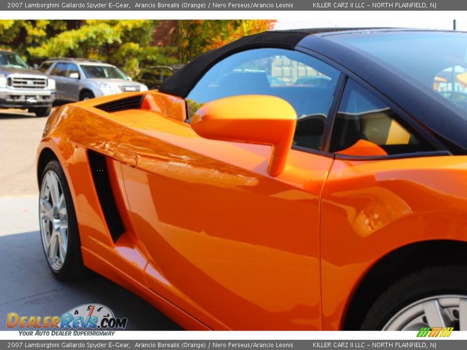 2007 Lamborghini Gallardo Spyder E-Gear Arancio Borealis (Orange) / Nero Perseus/Arancio Leonis Photo #29