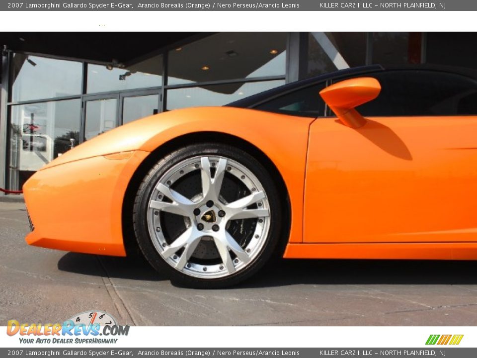 2007 Lamborghini Gallardo Spyder E-Gear Arancio Borealis (Orange) / Nero Perseus/Arancio Leonis Photo #30