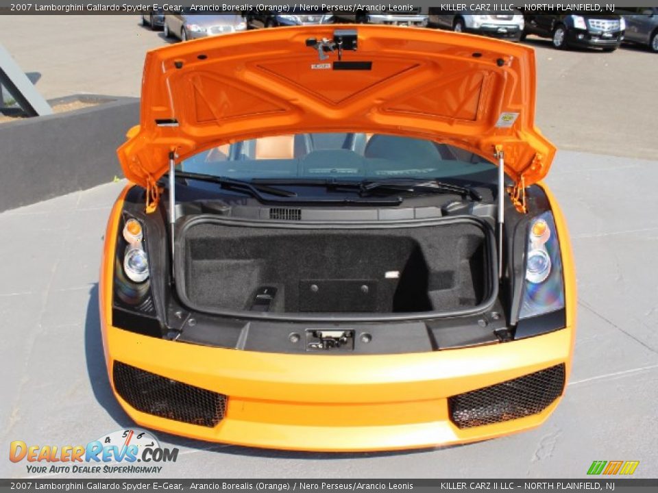 2007 Lamborghini Gallardo Spyder E-Gear Arancio Borealis (Orange) / Nero Perseus/Arancio Leonis Photo #33