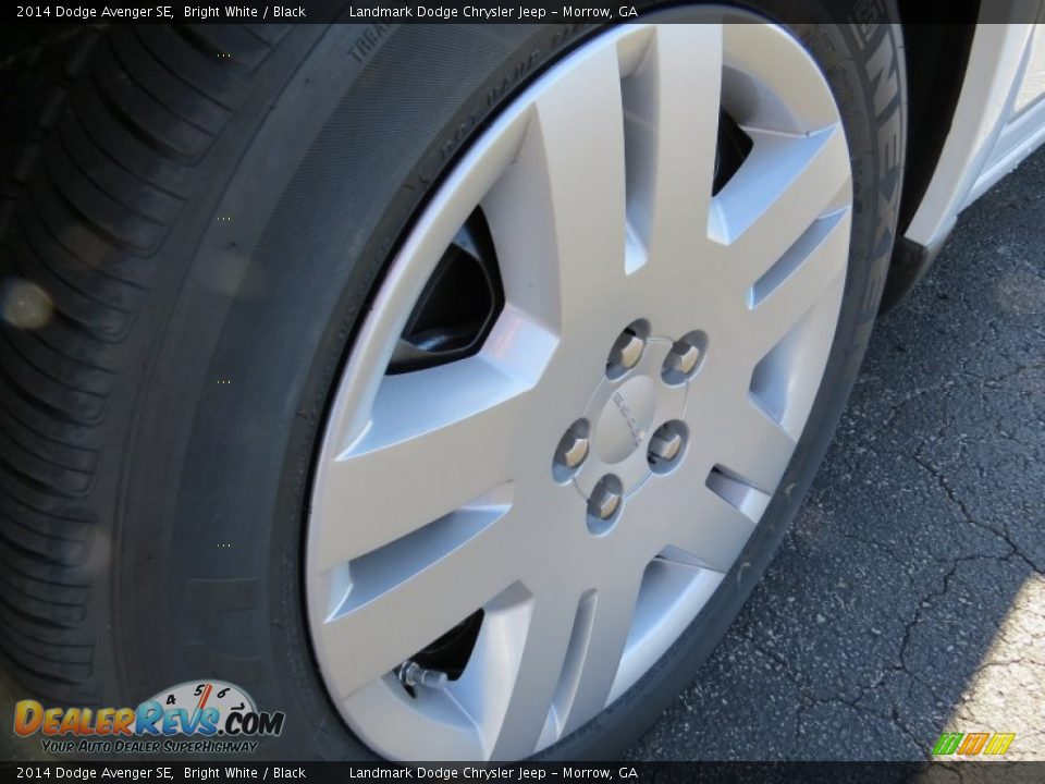 2014 Dodge Avenger SE Bright White / Black Photo #5