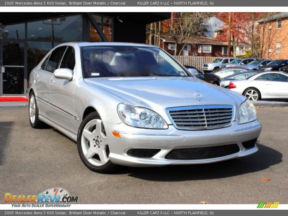Front 3/4 View of 2005 Mercedes-Benz S 600 Sedan Photo #1