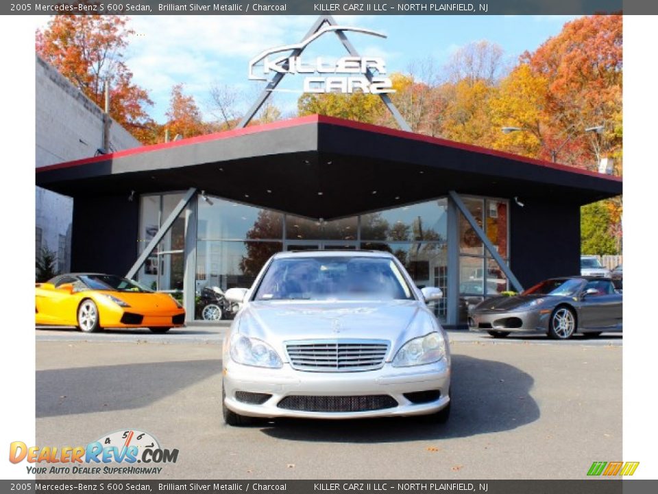 2005 Mercedes-Benz S 600 Sedan Brilliant Silver Metallic / Charcoal Photo #2