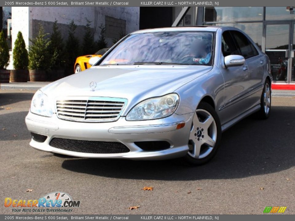 2005 Mercedes-Benz S 600 Sedan Brilliant Silver Metallic / Charcoal Photo #3
