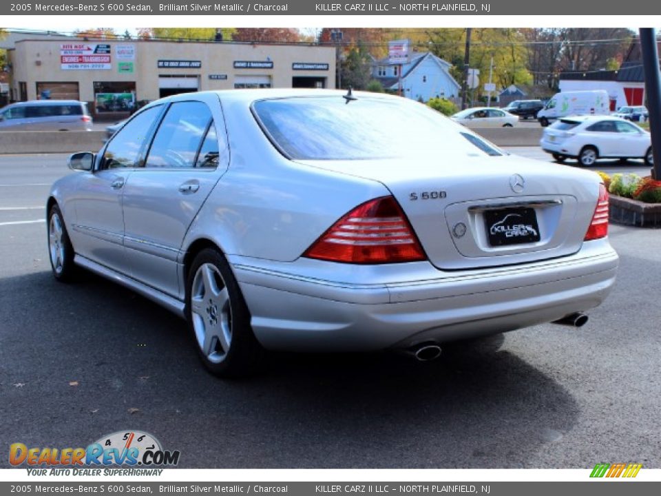 2005 Mercedes-Benz S 600 Sedan Brilliant Silver Metallic / Charcoal Photo #5