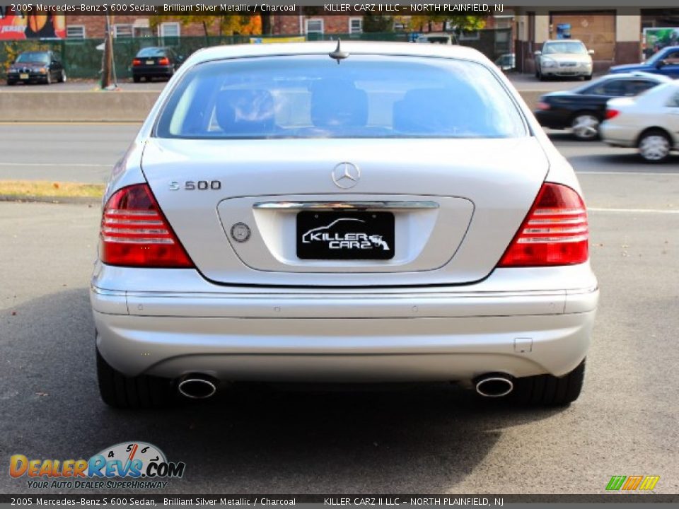2005 Mercedes-Benz S 600 Sedan Brilliant Silver Metallic / Charcoal Photo #6