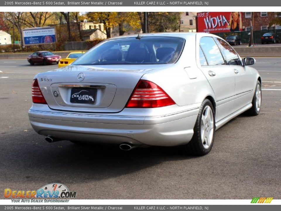 2005 Mercedes-Benz S 600 Sedan Brilliant Silver Metallic / Charcoal Photo #7