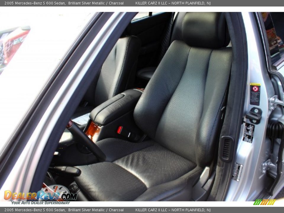 2005 Mercedes-Benz S 600 Sedan Brilliant Silver Metallic / Charcoal Photo #13