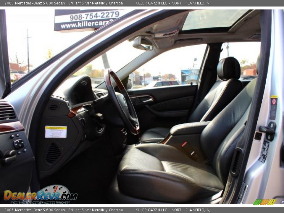 2005 Mercedes-Benz S 600 Sedan Brilliant Silver Metallic / Charcoal Photo #14