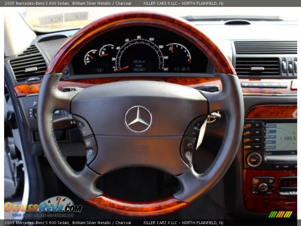 2005 Mercedes-Benz S 600 Sedan Steering Wheel Photo #16