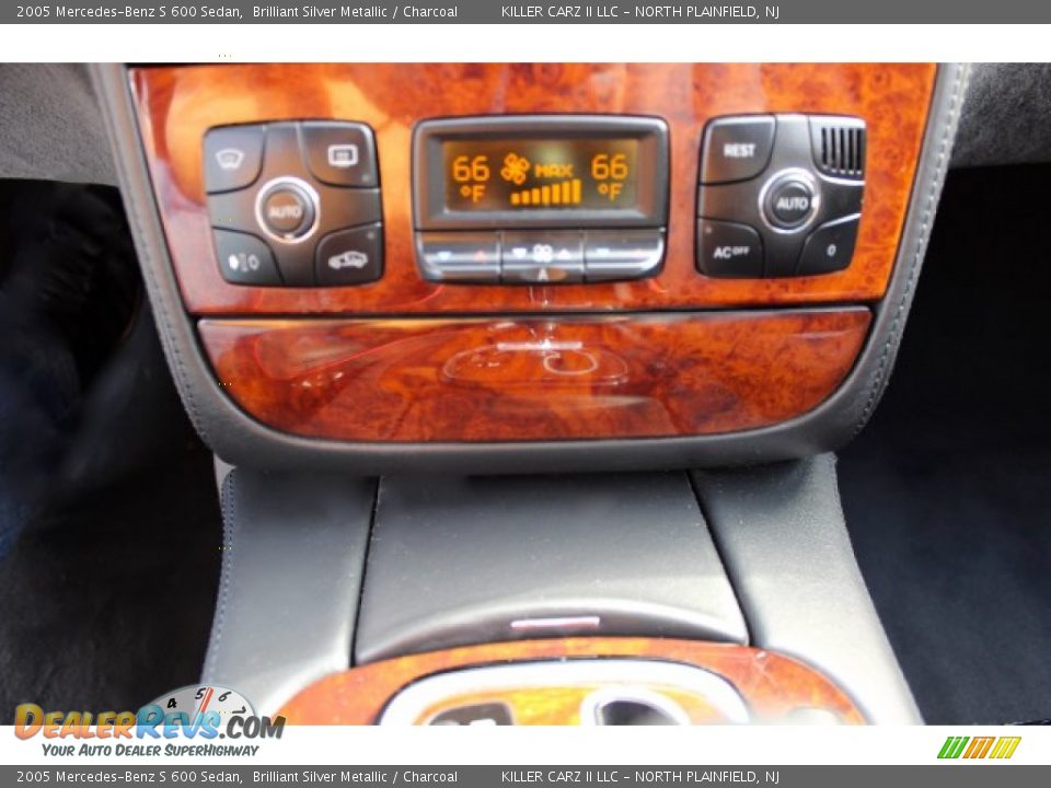 2005 Mercedes-Benz S 600 Sedan Brilliant Silver Metallic / Charcoal Photo #19