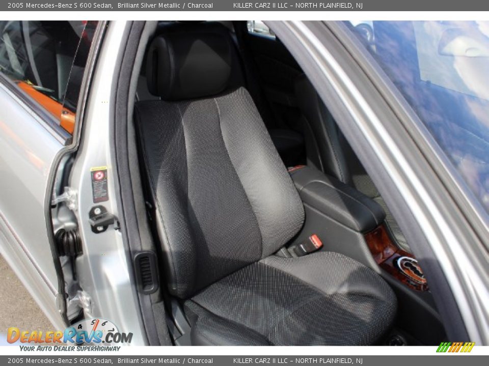 2005 Mercedes-Benz S 600 Sedan Brilliant Silver Metallic / Charcoal Photo #21