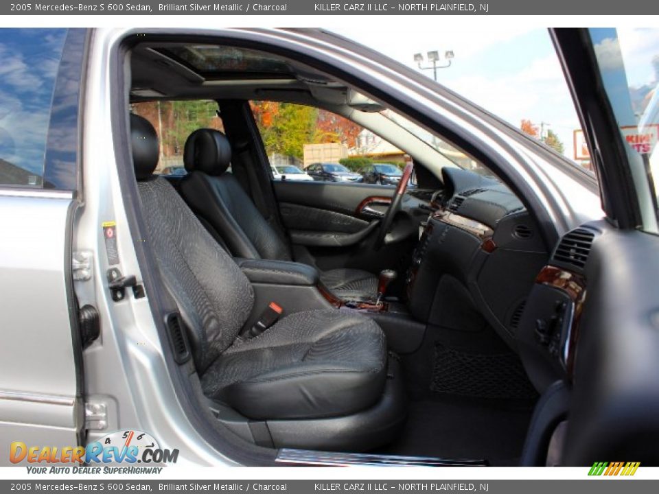 2005 Mercedes-Benz S 600 Sedan Brilliant Silver Metallic / Charcoal Photo #22