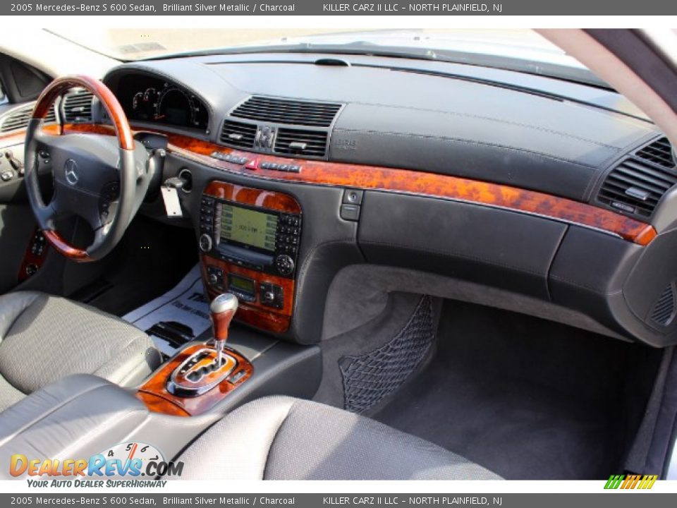 2005 Mercedes-Benz S 600 Sedan Brilliant Silver Metallic / Charcoal Photo #23