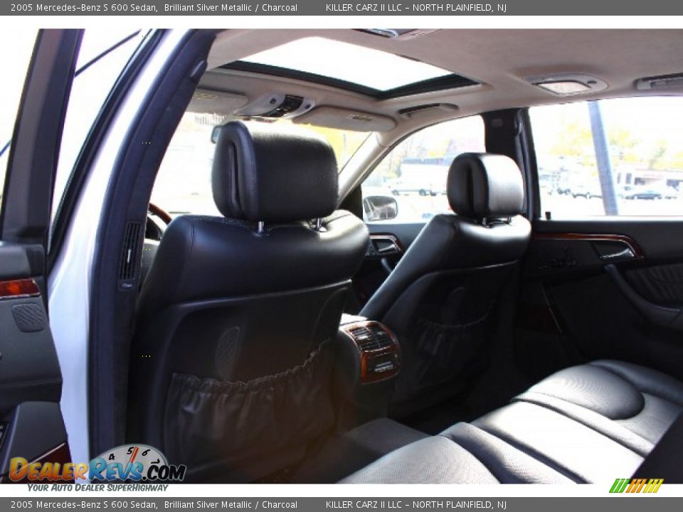 2005 Mercedes-Benz S 600 Sedan Brilliant Silver Metallic / Charcoal Photo #25