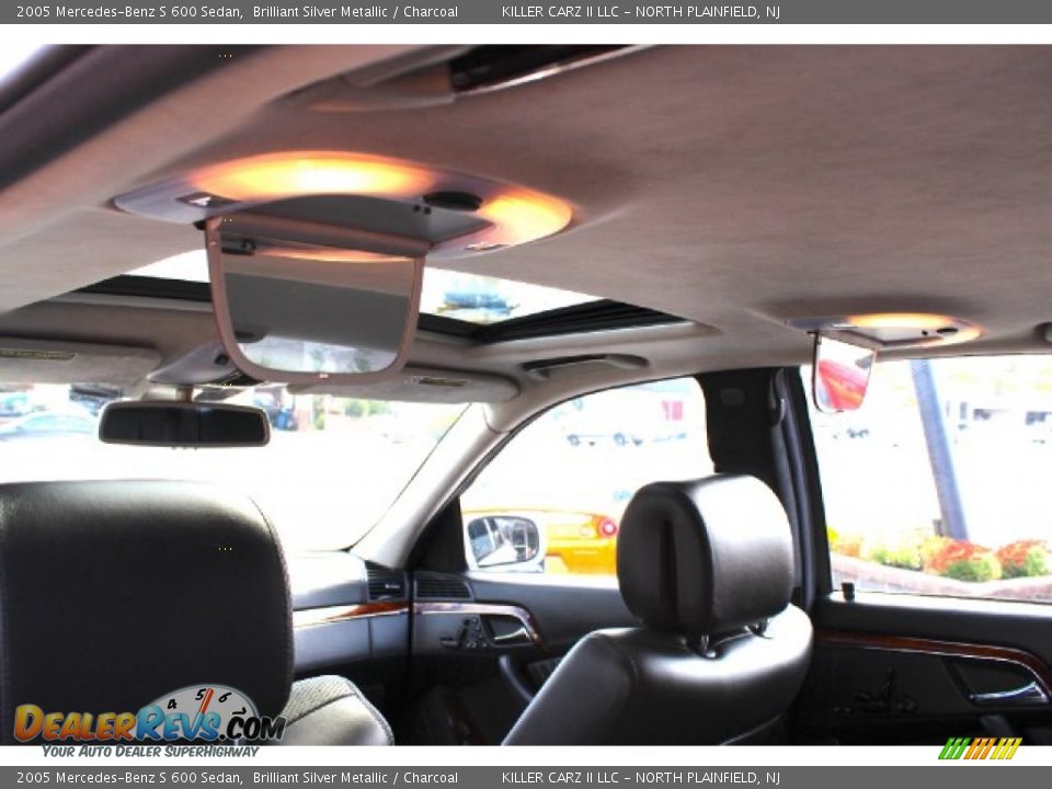2005 Mercedes-Benz S 600 Sedan Brilliant Silver Metallic / Charcoal Photo #26