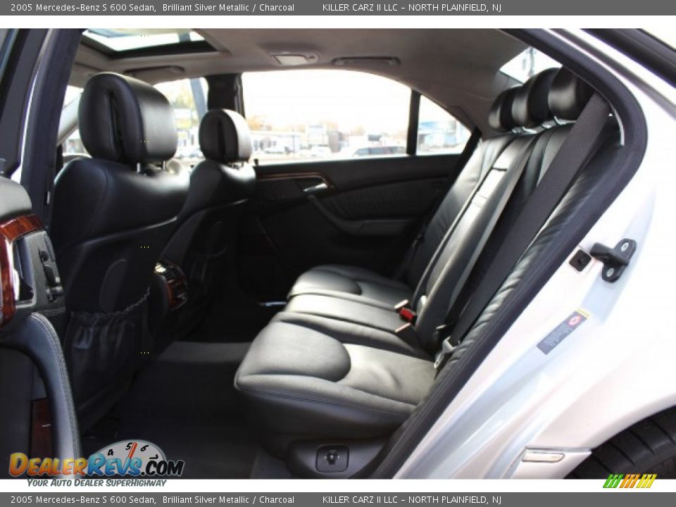 Rear Seat of 2005 Mercedes-Benz S 600 Sedan Photo #27