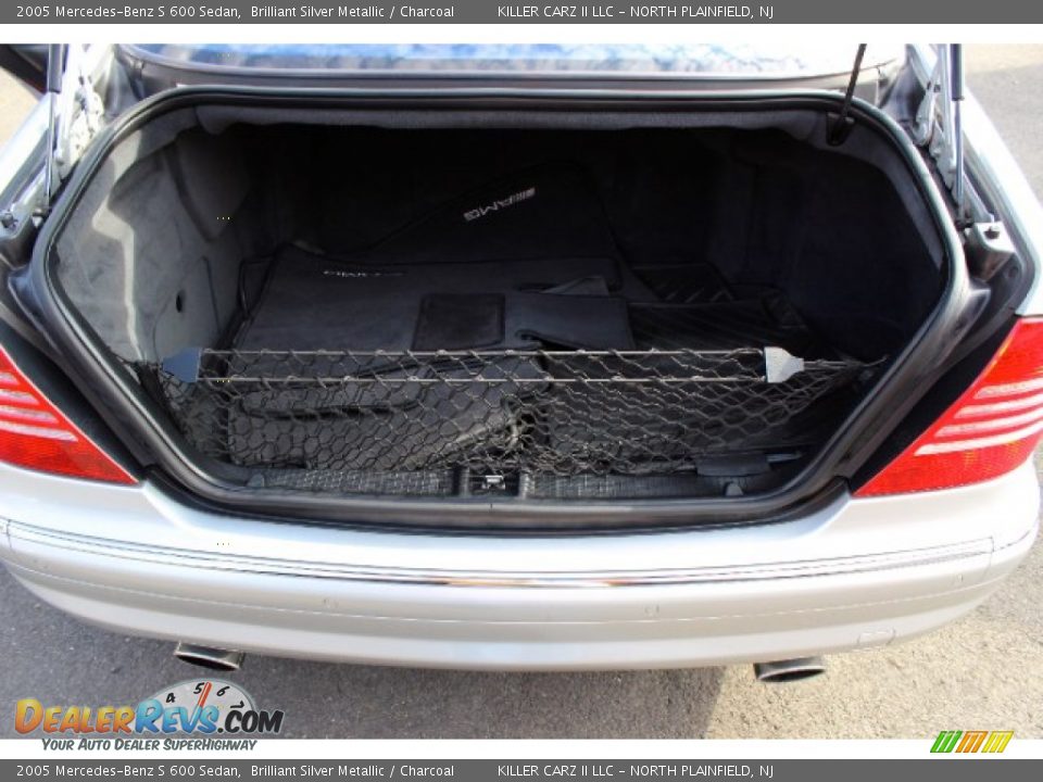 2005 Mercedes-Benz S 600 Sedan Brilliant Silver Metallic / Charcoal Photo #31