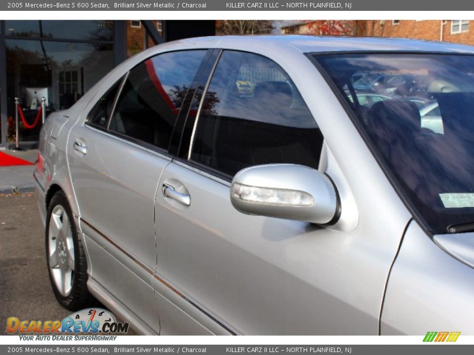 2005 Mercedes-Benz S 600 Sedan Brilliant Silver Metallic / Charcoal Photo #35