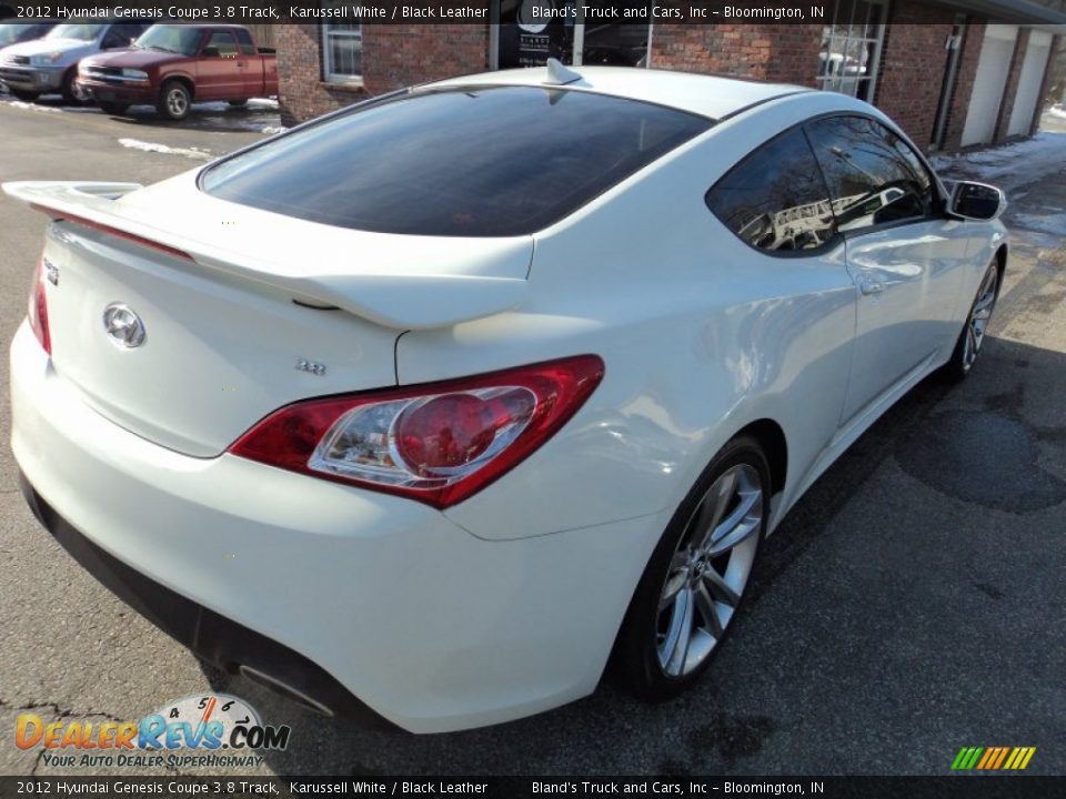 2012 Hyundai Genesis Coupe 3.8 Track Karussell White / Black Leather Photo #2