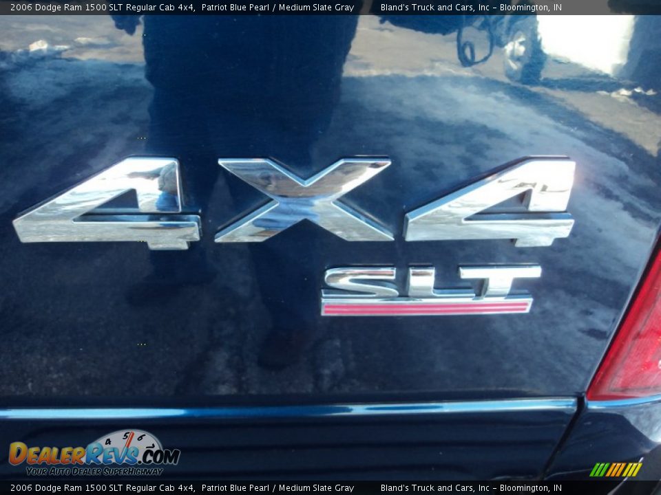 2006 Dodge Ram 1500 SLT Regular Cab 4x4 Patriot Blue Pearl / Medium Slate Gray Photo #23