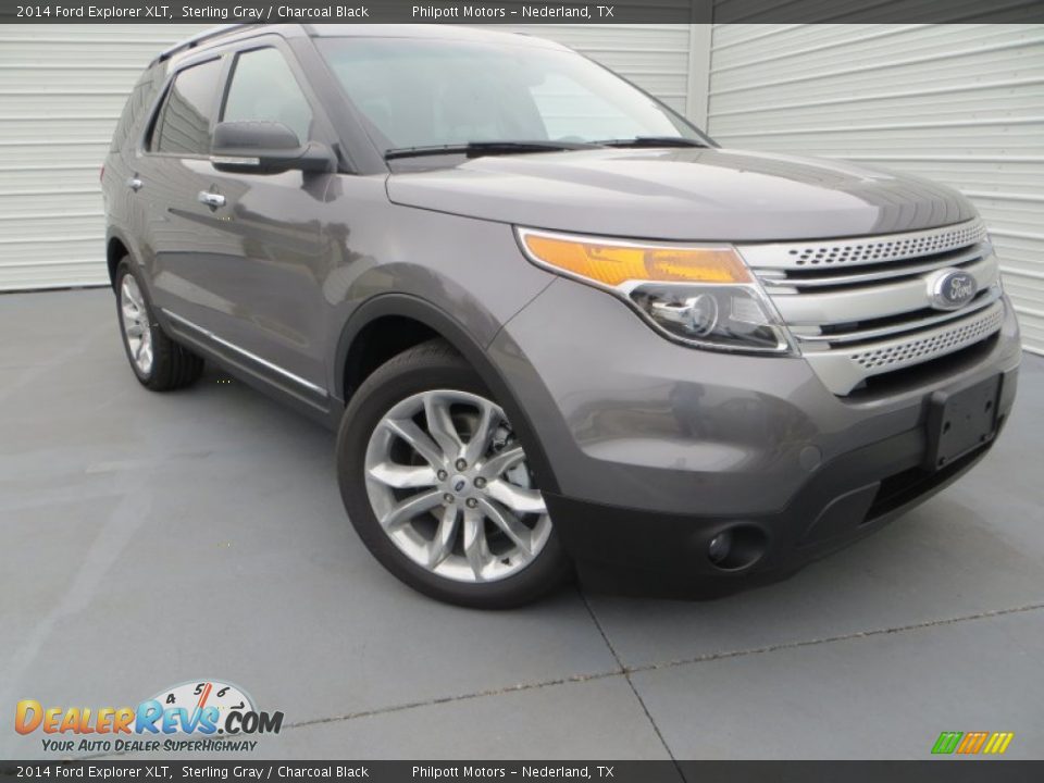 2014 Ford Explorer XLT Sterling Gray / Charcoal Black Photo #1