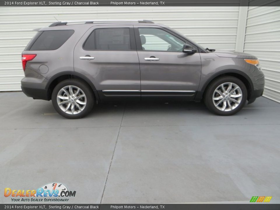 2014 Ford Explorer XLT Sterling Gray / Charcoal Black Photo #3