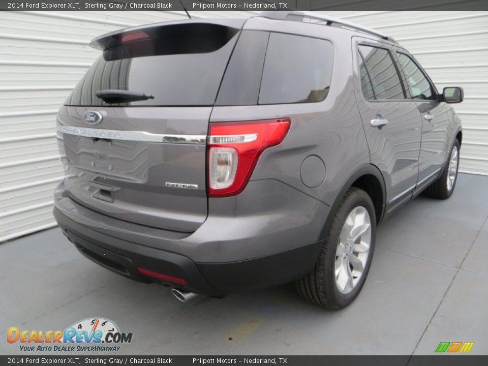 2014 Ford Explorer XLT Sterling Gray / Charcoal Black Photo #4