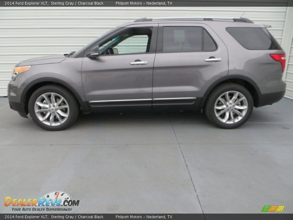2014 Ford Explorer XLT Sterling Gray / Charcoal Black Photo #6