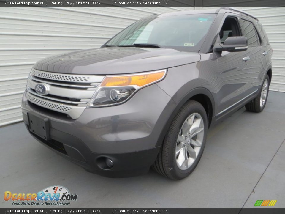 2014 Ford Explorer XLT Sterling Gray / Charcoal Black Photo #7