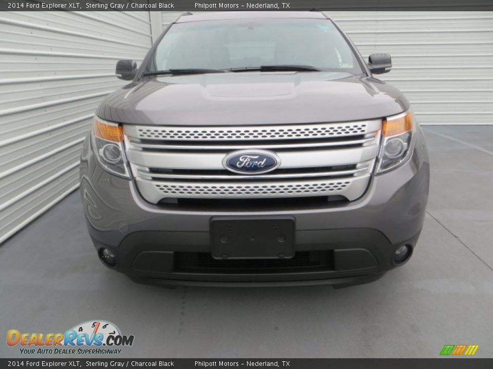2014 Ford Explorer XLT Sterling Gray / Charcoal Black Photo #8
