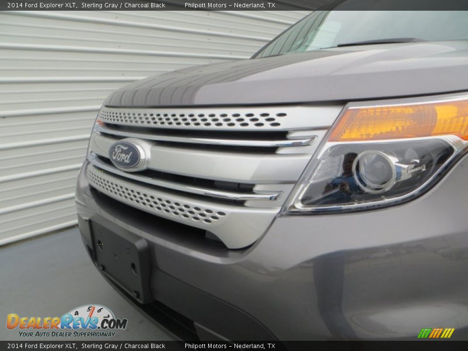 2014 Ford Explorer XLT Sterling Gray / Charcoal Black Photo #11