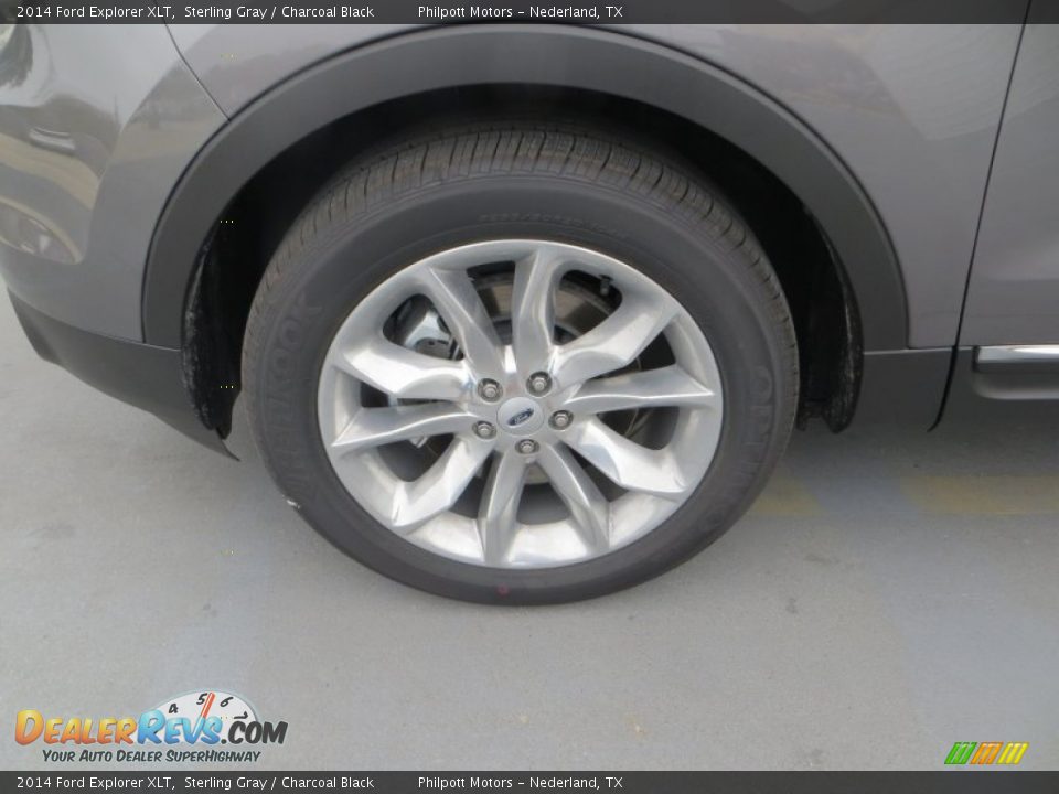 2014 Ford Explorer XLT Sterling Gray / Charcoal Black Photo #12