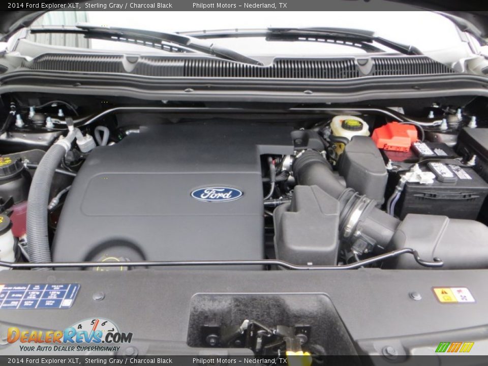 2014 Ford Explorer XLT Sterling Gray / Charcoal Black Photo #17